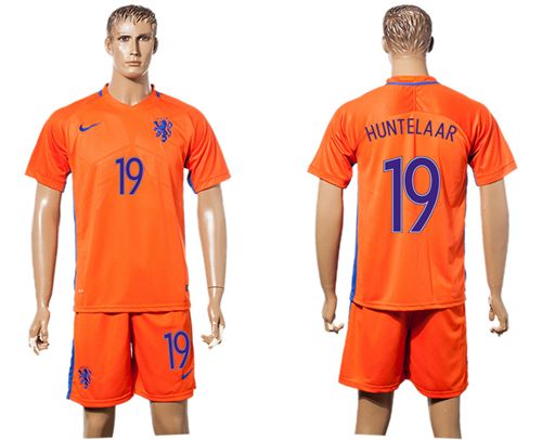 Holland #19 Huntelaar Home Soccer Country Jersey - Click Image to Close